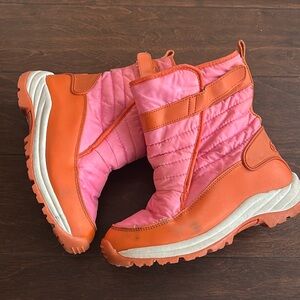 The Children’s Place Youth Girls Sz 3 Pink Snow Boots